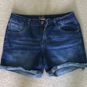 Justice midi jean shorts